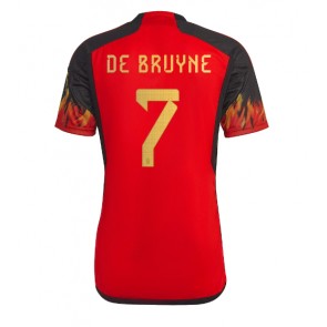Belgien Kevin De Bruyne #7 Hjemmebanetrøje VM 2022 Kort ærmer